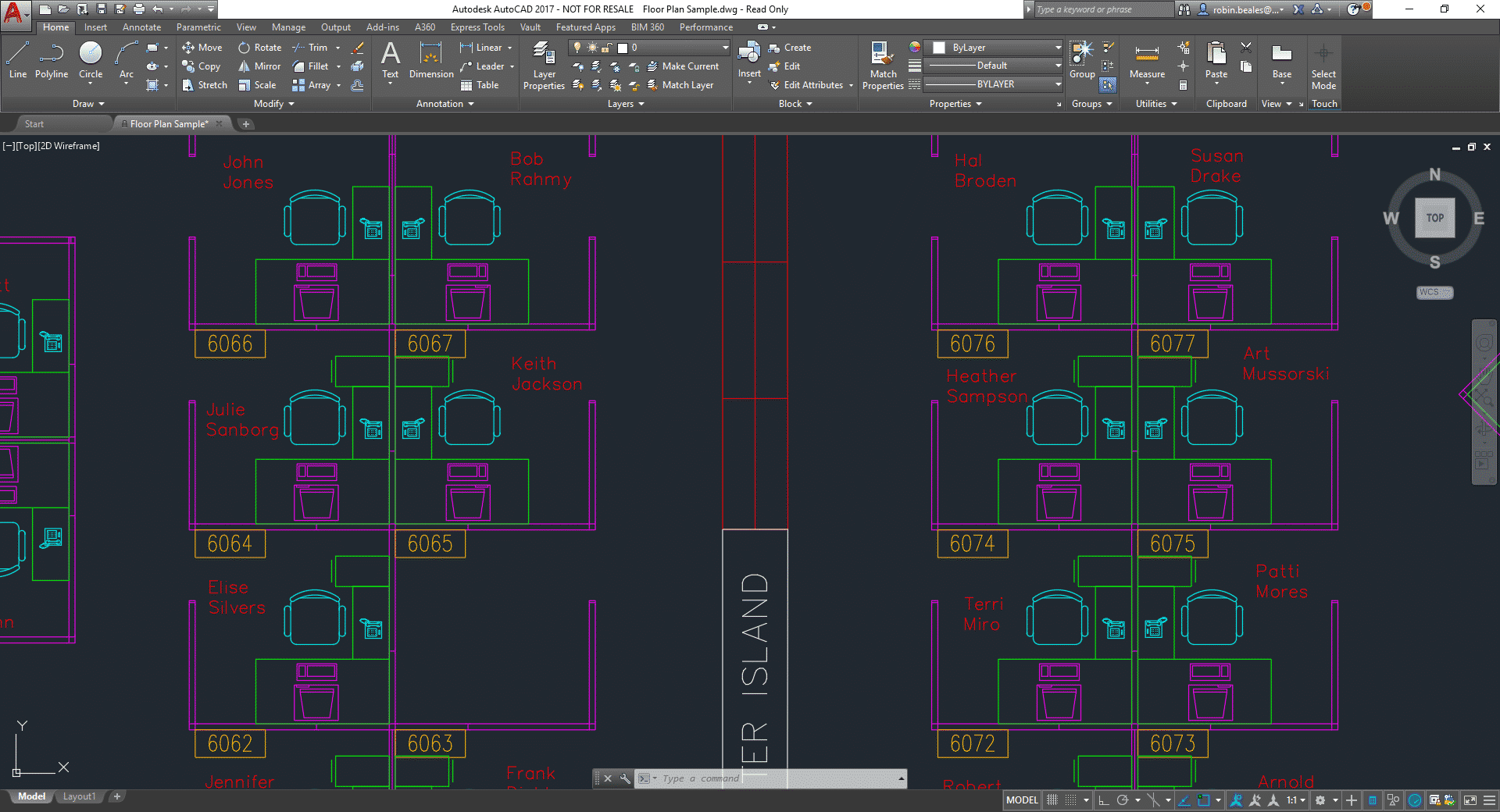 Autocad на задний план